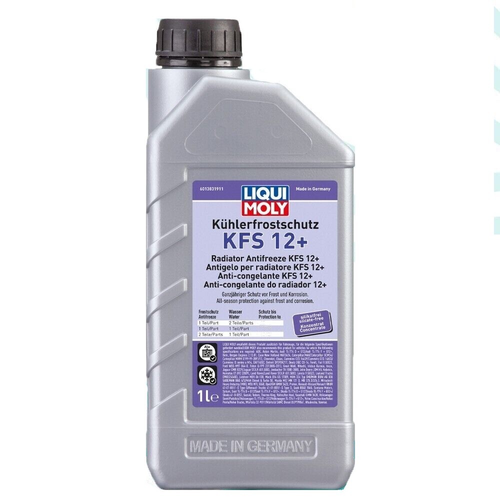 Liqui Moly Liquido Radiatore 1L Antigelo Giallo Auto -40° concentrato G12+  DILUI