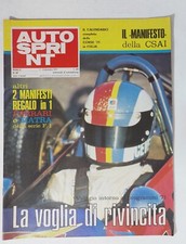 60135 Autosprint a. X n. 49 1970 -  Ferrari e Matra / Calendario / NO Inserto