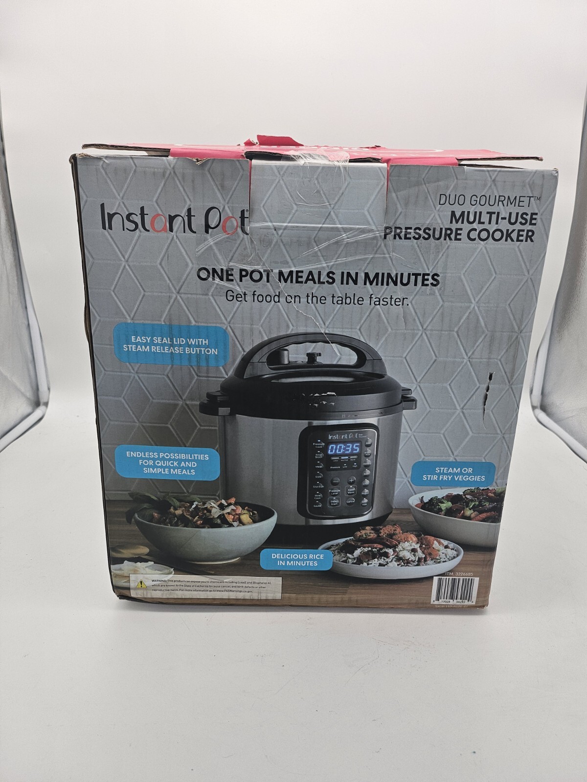 Instant Pot Duo 6-qt. Multi-Use Pressure Cooker W/ Bonus Accessories NIB-image