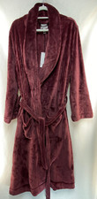 NEW Goodfellow French Terry Robe Burgundy Sz S/M