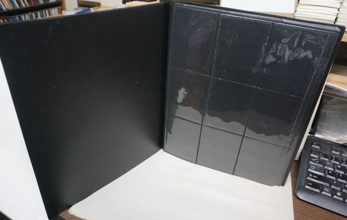 empty trading card binder Empty Binder for Sports Cards 9 Pocket Pages No Cards