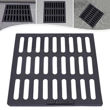 Cast Iron Drain Grate Outdoor Drain Cover Heavy Duty Sewer Cover to Block Debris