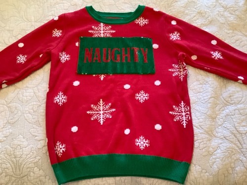 Womens Ugly Christmas Sweater Flip 