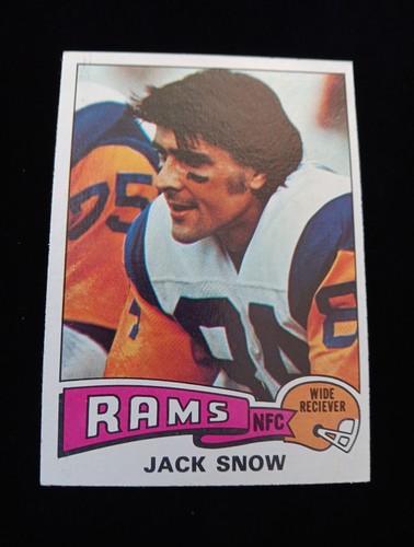 Jack Snow #258 1975 Topps card