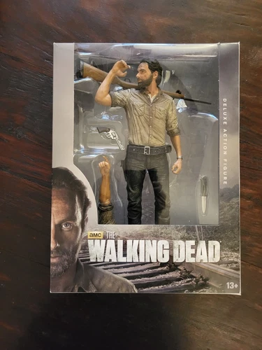 McFarlane Toys The Walking Dead Rick Grimes Deluxe Action Figure (Brand New)