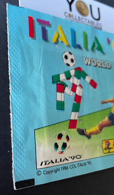Panini World Cup Italia 1990 Sealed Sticker Pack 100% Genuine