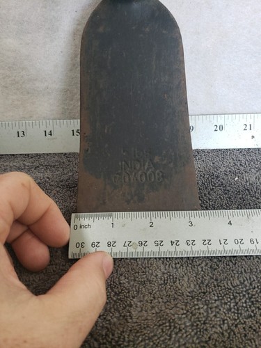 5 lbs mattock head Only Stamped India co4008 - Afbeelding 4 van 12