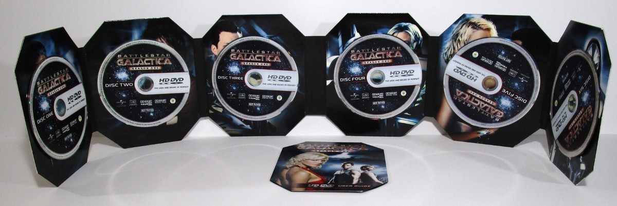 Battlestar Galactica - Season 1 (HD-DVD, 2007, 6-Disc Set