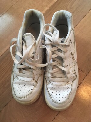 NIKE SON OF FORCE Size 6Y 615153-109 All WHITE SHOE Air Force Ones | eBay