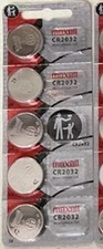 Twenty (20)  Maxell CR2032 Battery 3V Lithium Coin Cell