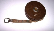 The Lufkin Rule Co 50' Cloth Measuring Tape In Leather Case