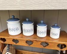 Vintage cottage core 4pc Jay 1990s Ceramic Ca...