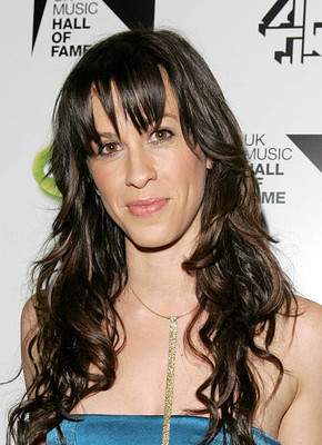 Musician Alanis Morissette arrives live final of the UK Music Hall- Old Photo