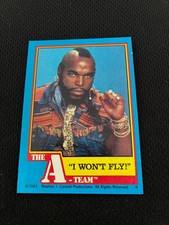 MR T  ROOKIE 1983 THE A-TEAM B.A. TV SHOW NRMT TRADING TOPPS CARD 
