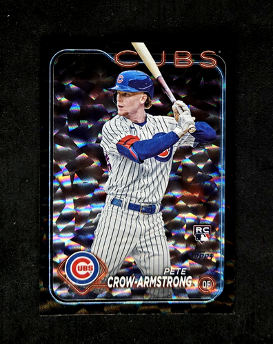 2024 Topps Series 2 Super Silver Foil Pete Crow-Armstrong #407 Rookie RC SSP 🖤 - Picture 6 of 13
