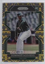 2022 Panini Prizm Tier II Snakeskin Prizm 21/50 Domingo Acevedo #174 10k8