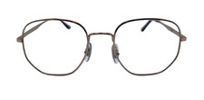 Unisex Ray Ban RB3682V 3094 Rose Gold Irregular Lens Replacement Recommended