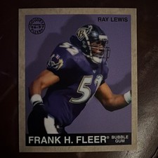 1996-97 Fleer Goudey Ray Lewis Rookie Card RC #2. rookie card picture