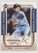 2005 Upper Deck Classics Classic Seasons 1108/1999 Bret Saberhagen #CS-BS 1q9