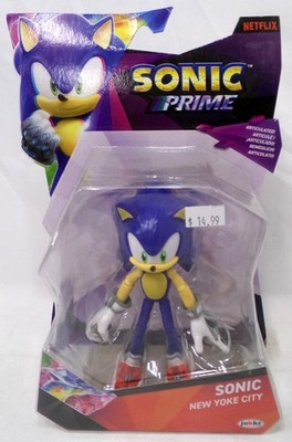 Jakks Pacific Sonic Prime New Yoke City Sonic the Hedgehog 4'' Figure 2024 New