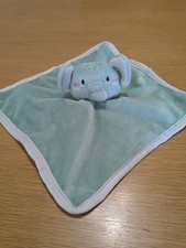 Walmart Plush Elephant Lovey Baby Security Blanket Mint Green