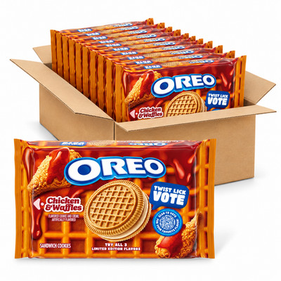 OREO Chicken and Waffles LIMITED EDITION Sandwich Cookies 10.68 oz 12 PACK