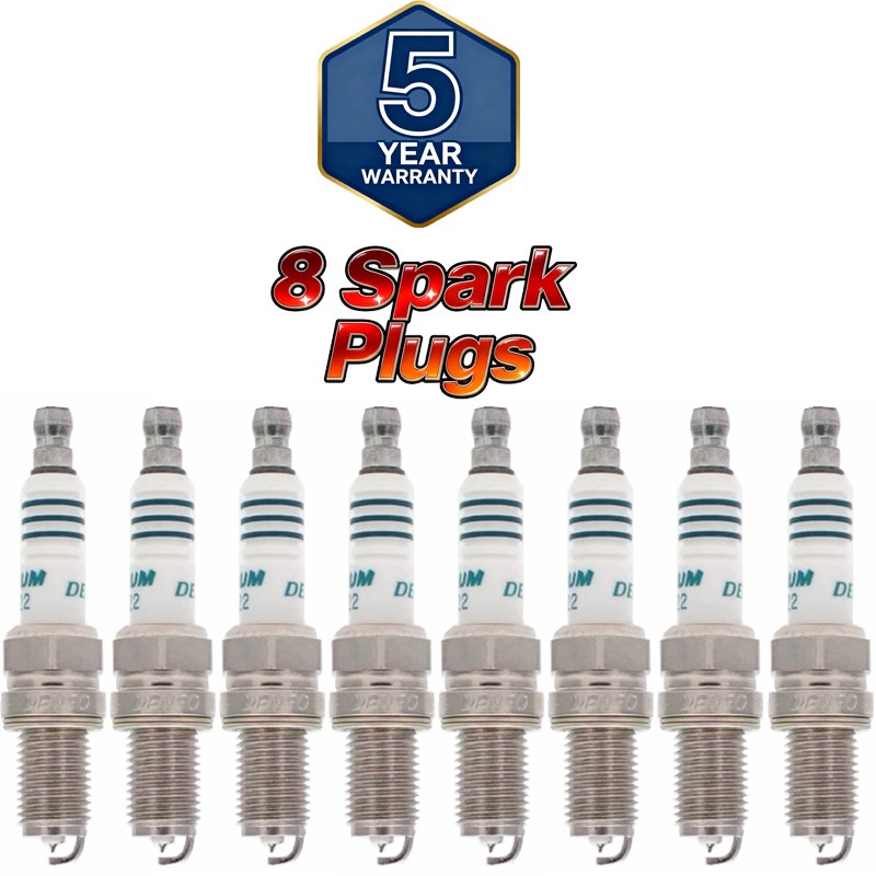 New Set of 8  IXU22/5308 Iridium Denso Spark Plugs Power for Chevy BMW VW Fiat