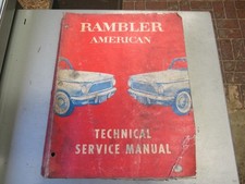 1961 AMC RAMBLER AMERICAN TECHNICAL SERVICE MANUAL