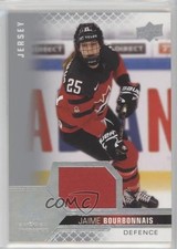 2022 Team Canada Juniors Women's WC Jersey Relics Jaime Bourbonnais #55 0of2