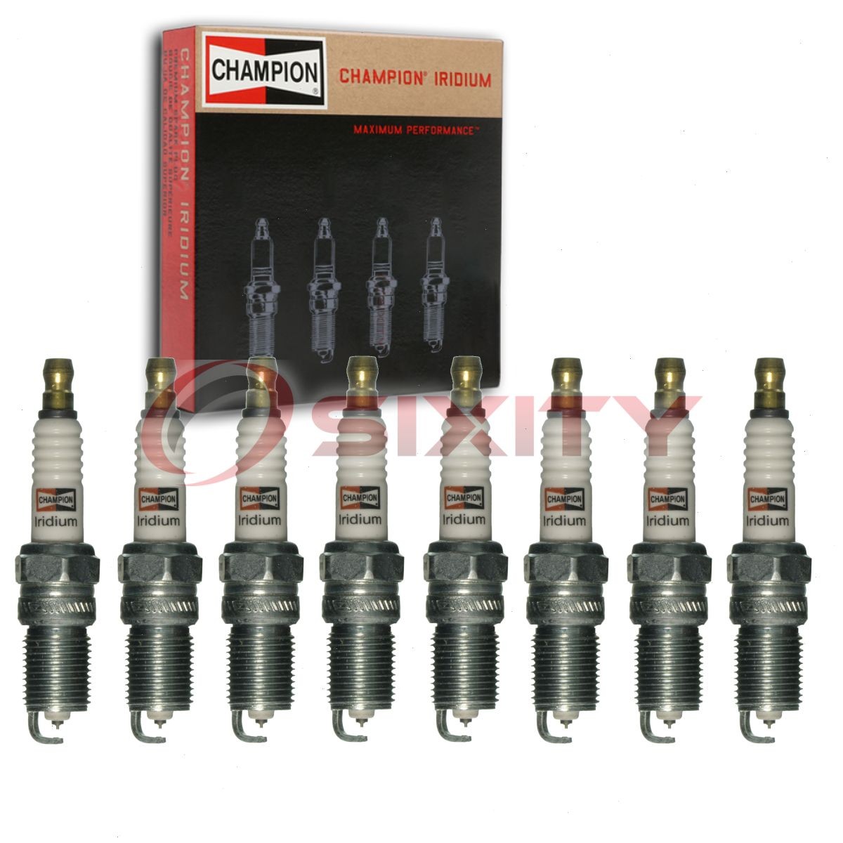 8 pc Champion Iridium Spark Plugs for 1993 Cadillac 60 Special 4.9L V8 tu