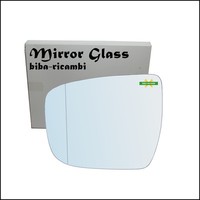 Glas RüCkspiegel Verchromt AsphäRisch Seite Sx-Guidatore FüR Nissan