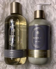 BATH  BODY WORKS BLACK TEA BODY WASH  LOTION VALUED 34.00
