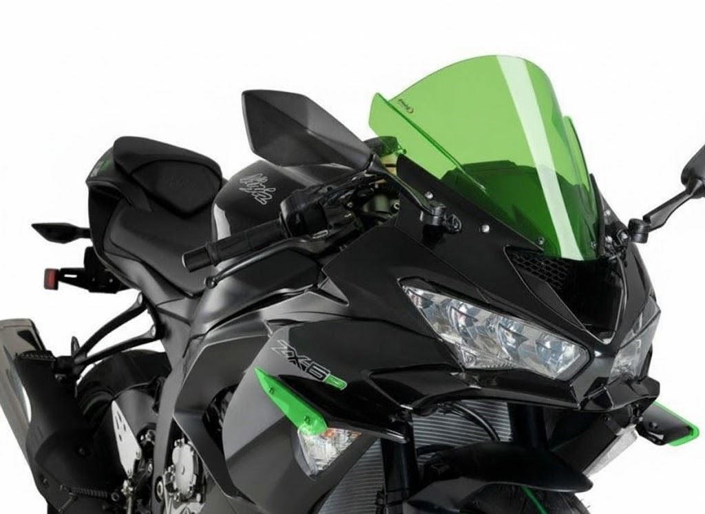 Puig Green Sport Downforce Spoilers Kawasaki ZX-6R 636 2018-2023