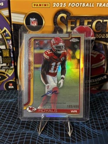 2025 Topps Chrome - Rookie Autographs Jalen Royals #RA-JRO Refractor /499...