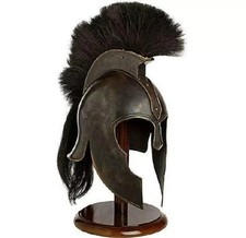 Medieval Greek Spartan Knight Troy Achilles Helmet Armor Crusader