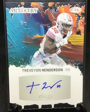 2025 SAGE Artistry Treveyon Henderson Autograph Patriots