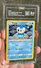 2018 Pokemon Sun & Moon PIPLUP Ultra Prism #32/156 Toys R US Stamp Holo TAG 8.5 on eBay
