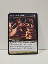  WoW TCG Titan's Grip Servants of the Betrayer World of Warcraft