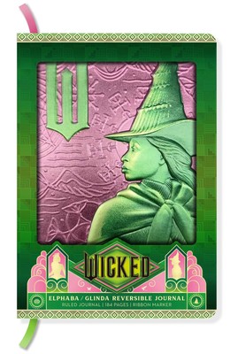 Insight Editions Wicked: Elphaba / Glinda Reversible Sculpted Journal (Hardback)