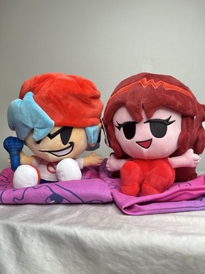 Friday Night Funkin Makeship Official Boyfriend and Girlfriend Plush Set - NEW