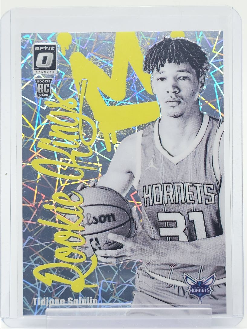 TIDJANE SALAUN 2024-25 DONRUSS OPTIC ROOKIE KINGS LAZER PRIZM RC Q5722