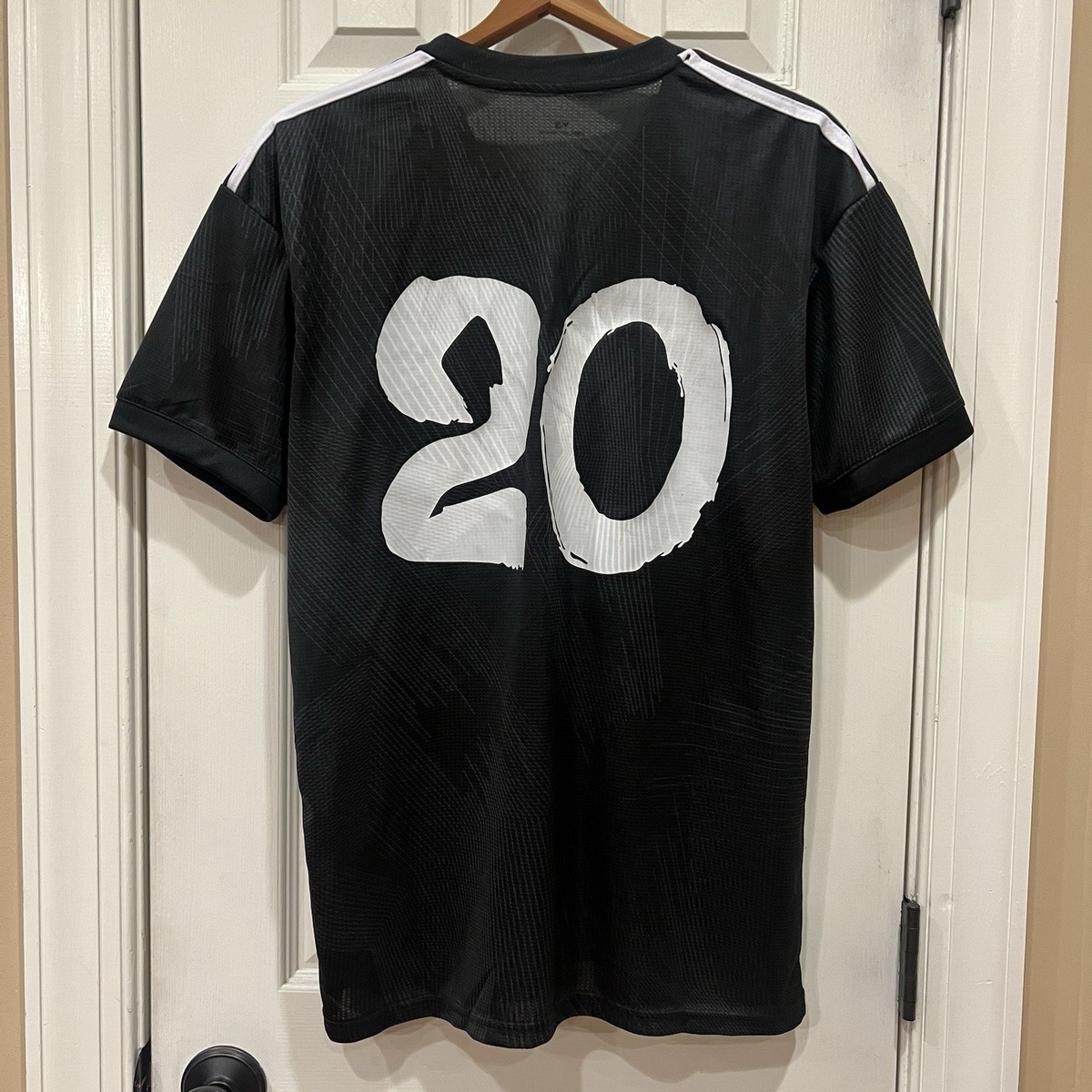 Real Madrid Unisex Y-3 120th Anniversary Jersey Black Size M #20