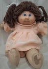 Vintage ORIGINAL Cabbage Patch Kid W/Brown Yarn Hair