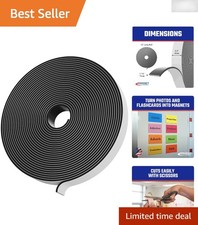 Versatile 15ft Magnetic Strips - Holds Up to 6 lbs - Perfect for Organizing