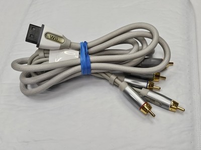 Rocketfish Nintendo Wii HD High Quality Component Cable HD AV Cord Gold, 6 Foot