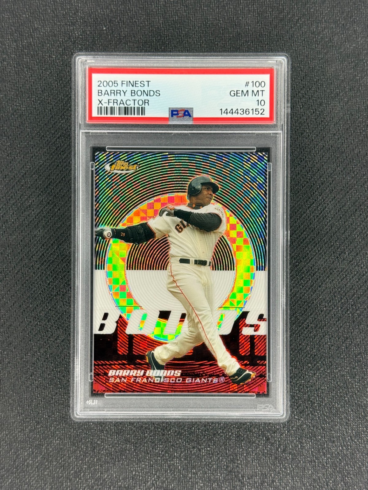 Topps Xfractor Barry Bonds front