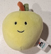 Jellycat Fabulous Fruit  Apple Soft Plush Toy 4" Retired Green