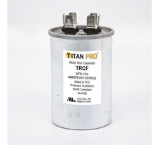 TITAN TRCF15 15 MFD 440/370-Volt Round Run Capacitor