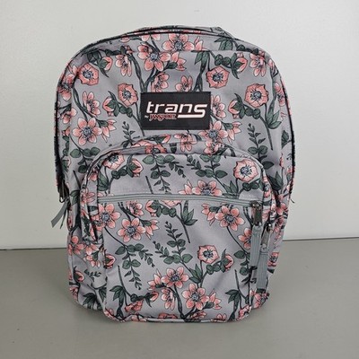 JanSport Trans Backpack FLORAL FLOWERS JS00TM60 School Laptop Backpack