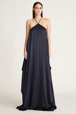 NEW SIZE 12 HALSTON Tatianna Georgette Gown